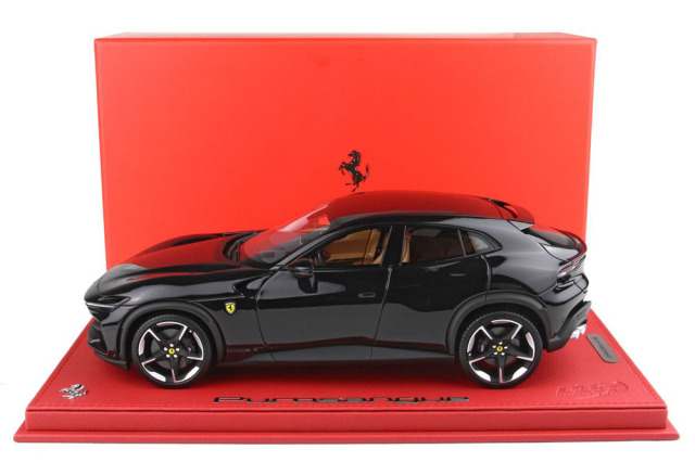 BBR P18219CV 1/18 Ferrari Purosangue Nero Purosangue Met Limited