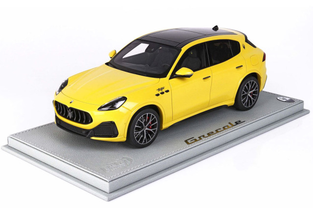 BBR P18220AV 1/18 Maserati Grecale Trofeo Yellow Limited 80pcs （ケース付）