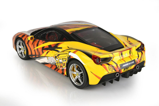 BBR P18221V 1/18 Ferrari 488GTB IPE Tiger Giallo Modena Limited