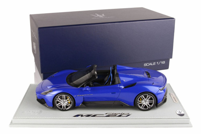 お取り寄せ商品】 BBR P18222DV 1/18 Maserati MC20 CIELO Blu