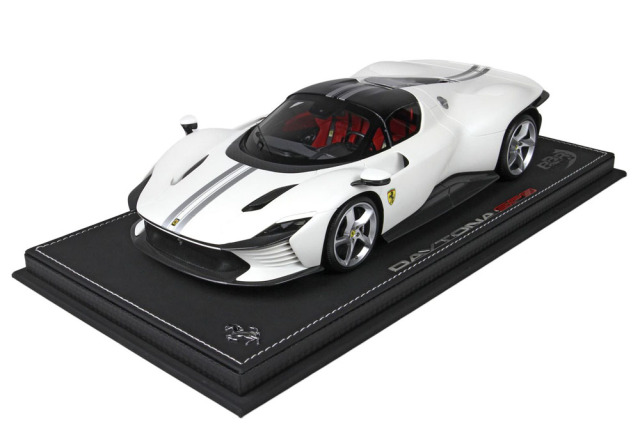 BBR P18224BV 1/18 Ferrari Daytona SP3 Serie Icona Bianco Italia Matt (Closed roof) Limited 48pcs （ケース付）
