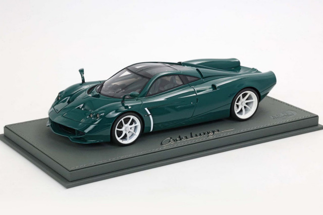 ** 予約商品 ** BBR P18228F1V 1/18 Pagani Huayra Codalunga British Racing Green Limited 100pcs（ケース付）
