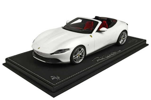 BBR P18230CV 1/18 Ferrari Roma Spider Bianco Cervino （ケース付）