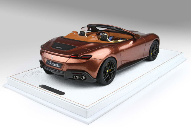 BBR P18230SCNM1 1/18 Ferrari Roma Spider Open Roof Metallic Borwn