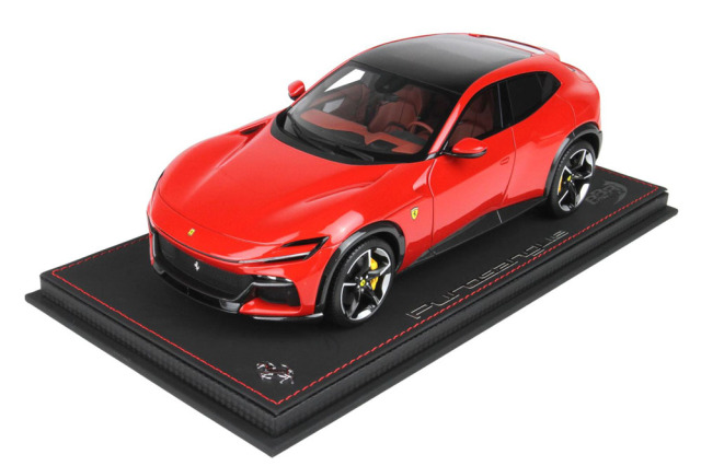 BBR P18231BV 1/18 Ferrari Prosangue - Panoramic roof Rosso Corsa Limited 49pcs （ケース付）