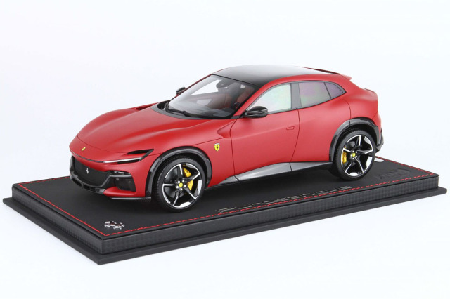 BBR P18231GV 1/18 Ferrari Prosangue - Panoramic roof Rosso F1-75 Matt Limited 20pcs（ケース付）