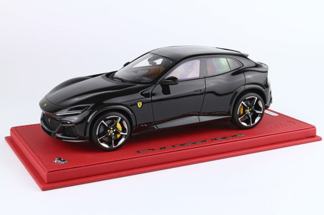 【お取り寄せ商品】 BBR P18231P1V 1/18 Ferrari Prosangue - Panoramic roof Nero Prosangue Limited 24pcs（ケース付）