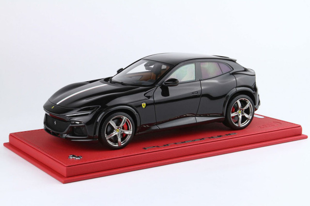 【お取り寄せ商品】 BBR P18231PIV 1/18 Ferrari Prosangue - Panoramic roof Nero Prosangue - Italian Flag Limited 12pcs（ケース付）