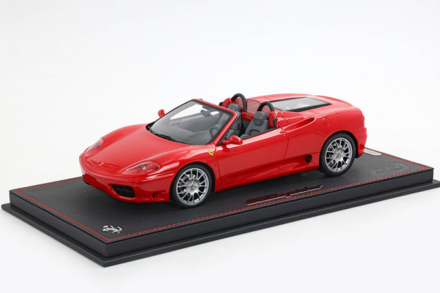 BBR P18232A1V 1/18 Ferrari 360 Modena Spider Automatic Gear Rosso Corsa - Black interior  Limited 20pcs （ケース付）
