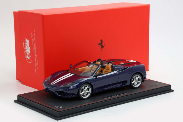 BBR P18232DV 1/18 Ferrari 360 Modena Spider Automatic Gear Blu Le