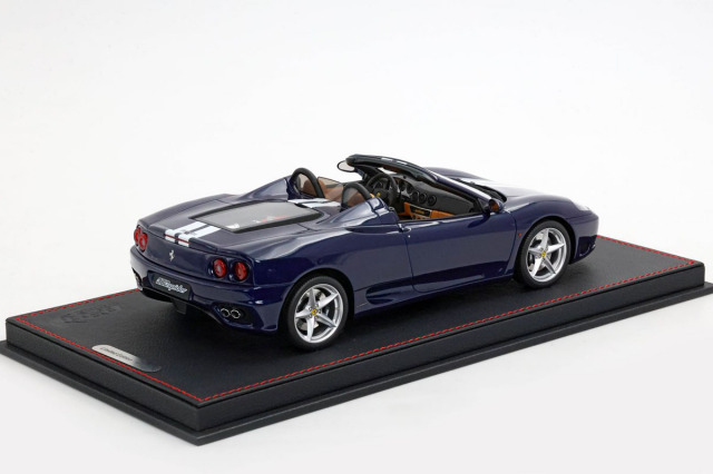 BBR P18232DV 1/18 Ferrari 360 Modena Spider Automatic Gear Blu Le