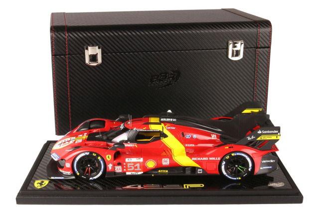 BBR P18235 1/18 Ferrari 499P Winner Le Mans 2023 (Special package) Limited 499pcs （ケース付）