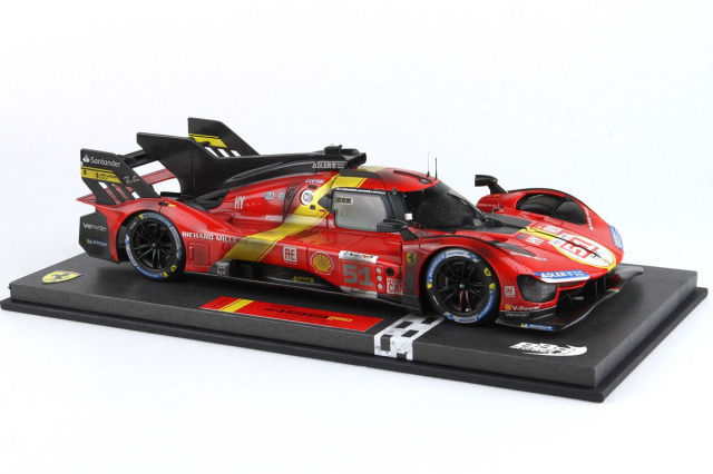 BBR P18235DIRTY 1/18 Ferrari 499P Winner Le Mans 2023 End Of Race Limited 499pcs （ケース付）