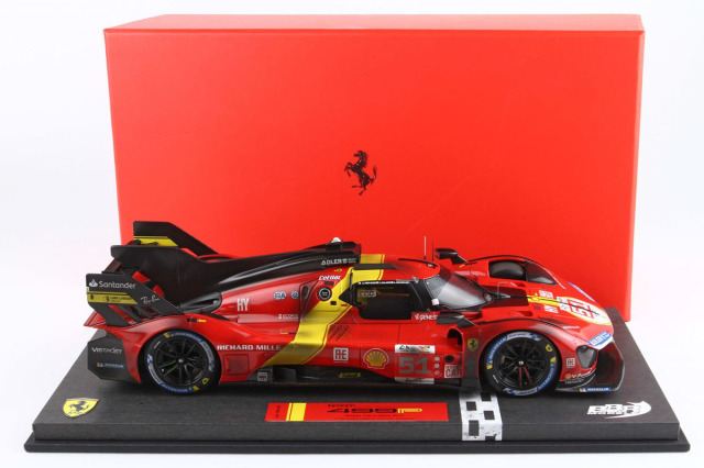 BBR P18235DIRTY 1/18 Ferrari 499P Winner Le Mans 2023 End Of