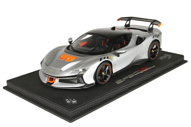 BBR P18237AV 1/18 Ferrari SF90XX Stradale Bianco Arctico Limited 320pcs （ケース付）