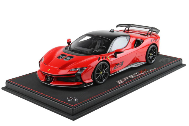 BBR P18237BV 1/18 Ferrari SF90XX Stradale Rosso Corsa n.23 Limited 120pcs（ケース付）