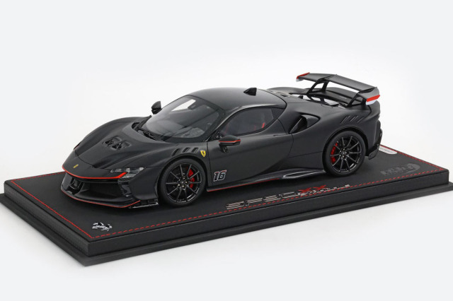 BBR P18237CLV 1/18 Ferrari SF90XX Stradale #16 Matt Black Limited 216pcs （ケース付）