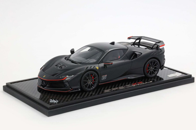 BBR P18237CLSTV 1/18 Ferrari SF90XX Stradale #16 Matt Black - Carbon base Limited 216pcs （ケース付）