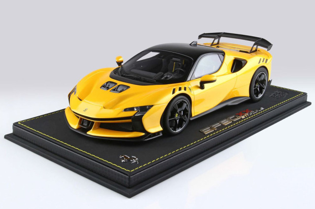 BBR P18237FV 1/18 Ferrari SF90XX Stradale Giallo Tristrato Limited 50pcs （ケース付）