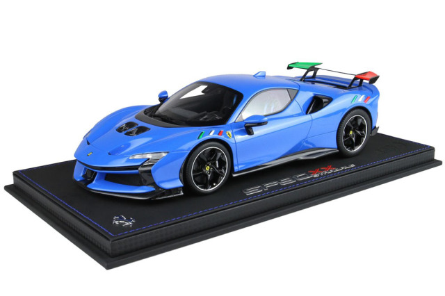 BBR P18237ITA1V 1/18 Ferrari SF90XX Stradale Blu France Limited 50pcs （ケース付）