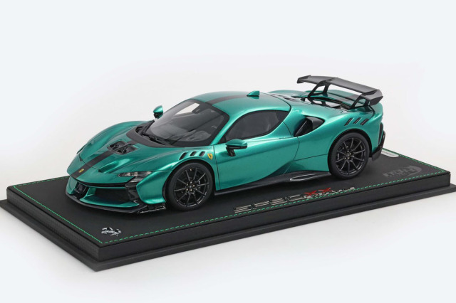 BBR P18237OV 1/18 Ferrari SF90XX Stradale Green Jewel （ケース付）
