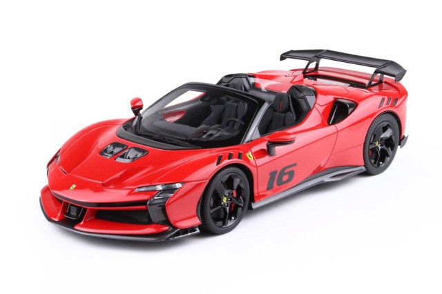 BBR P18238B16 1/18 Ferrari SF90XX Spider N.16 Rosso Corsa