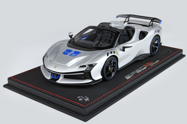 BBR P18238GV 1/18 Ferrari SF90XX Spider Argento Nurburgring Limited 50pcs （ケース付）