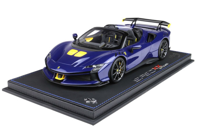 BBR P18238IV 1/18 Ferrari SF90XX Spider Blu Elettrico Limited 50pcs （ケース付）