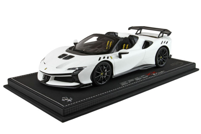 BBR P18238L1V 1/18 Ferrari SF90XX Spider Bianco Cervino Limited 30pcs （ケース付）