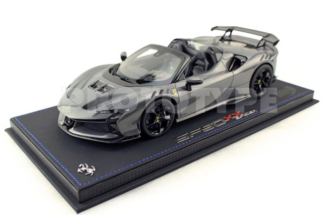 ** 予約商品 ** BBR P18238T 1/18 Ferrari SF90 XX Spider Metallic Gray Limited 36pcs （ケース付）