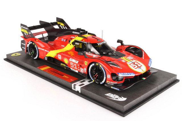 BBR P18239V 1/18 Ferrari 499P Le Mans 2023 n.51 Winner Limited 749pcs （ケース付）
