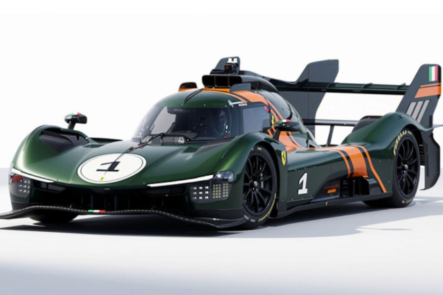 ** 予約商品 ** BBR P18244G 1/18 Ferrari 499P Modificata Verde GB race n.1（ケース付）