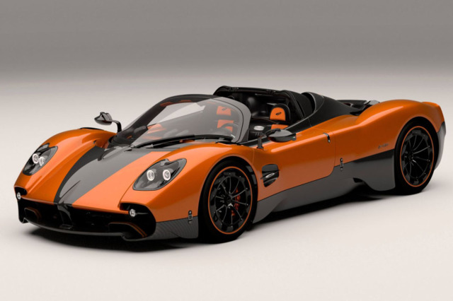 ** 予約商品 ** BBR P18245DV 1/18 Pagani Utopia Roadster Arancio St. Tropez（ケース付）