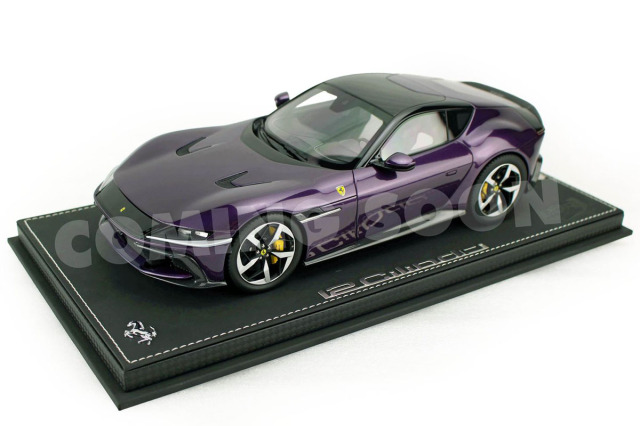 ** 予約商品 ** BBR P18248HKV 1/18 Ferrari 12 Cilindri Coupe Viola Hong Kong Limited 48pcs （ケース付）