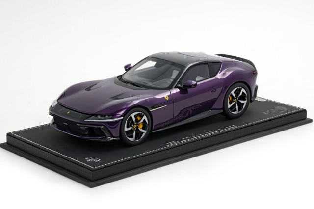 ** 予約商品 ** BBR P18248HKV 1/18 Ferrari 12 Cilindri Coupe Viola Hong Kong Limited 48pcs （ケース付）