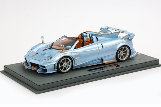 BBR P18250EV 1/18 Pagani Imola Roadster Metallic Azzurro Sardegna gloss （ケース付）