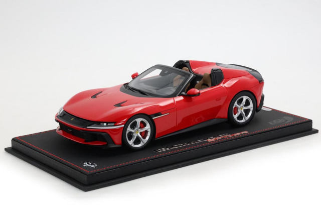 ** 予約商品 ** BBR P18251A2V 1/18 Ferrari 12 Cilindri Spider Rosso Corsa - Beige Lucania interior color Limited 24pcs （ケース付）