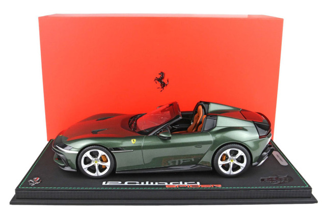 BBR P18251EV 1/18 Ferrari 12 Cilindri Spider Verde Toscana Limited