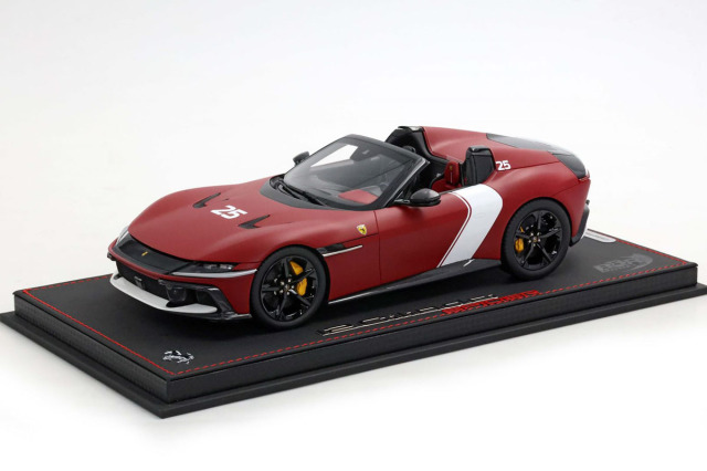 BBR P18251F1V 1/18 Ferrari 12 Cilindri Spider Rosso Racing 2025 Matt （ケース付）