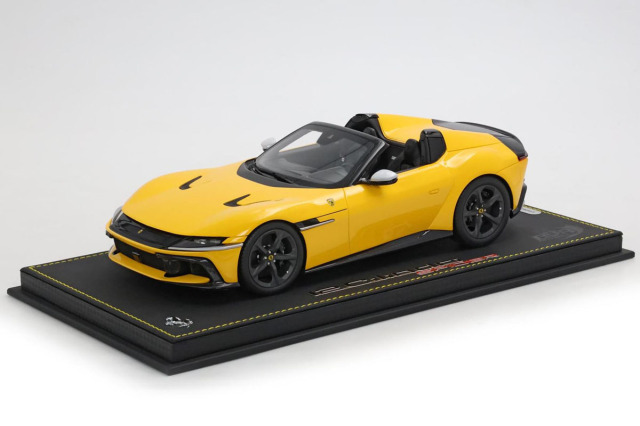 ** 予約商品 ** BBR P18251GV 1/18 Ferrari 12 Cilindri Spider Giallo Modena Limited 24pcs （ケース付）