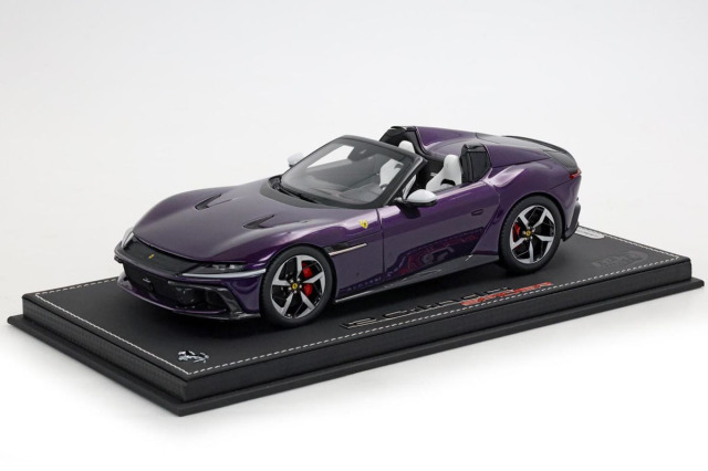 ** 予約商品 ** BBR P18251HKV 1/18 Ferrari 12 Cilindri Spider Viola Hong Kong Limited 24pcs （ケース付）