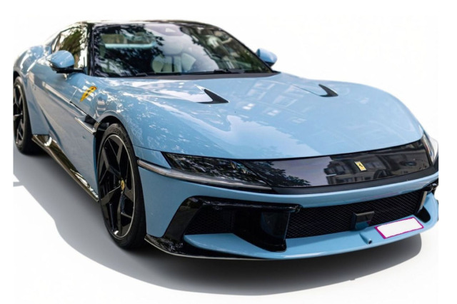 ** 予約商品 ** BBR P18251J1 1/18 Ferrari 12 Cilindri Spider Azzurro la Plata with Tortora interiors （ケース付）