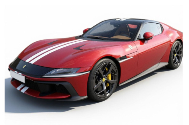 ** 予約商品 ** BBR P18251L 1/18 Ferrari 12 Cilindri Spider Rosso Tramonto with Cuoio interiors （ケース付）