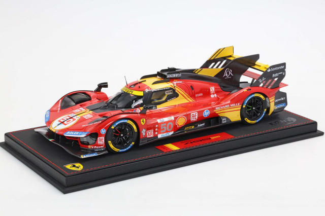 【お取り寄せ商品】 BBR P18252AV 1/18 Ferrari 499P Le Mans 2024 n.50 Winner Drivers Fuoco / Nielsen / Molina Limited 499pcs （ケース付）