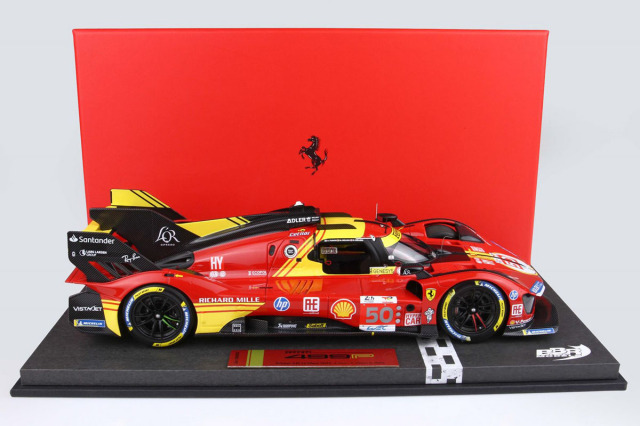 BBR P18252AV 1/18 Ferrari 499P Le Mans 2024 n.50 Winner