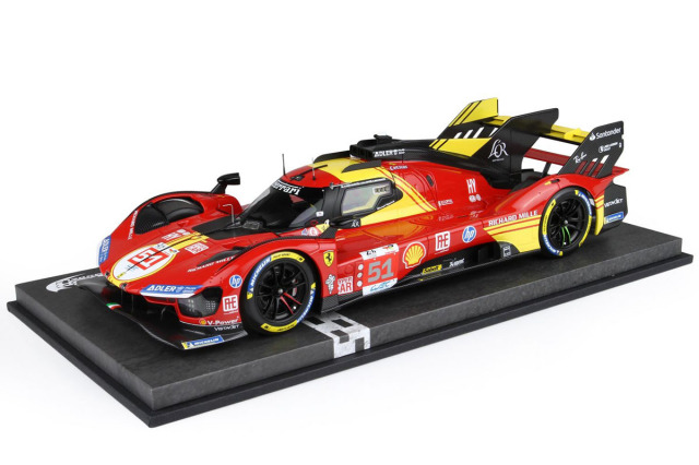 【お取り寄せ商品】 BBR P18252BV 1/18 Ferrari 499P Le Mans 2024 n.51 3rd Drivers Pier Guidi / Giovinazzi / Calado Limited 100pcs （ケース付）