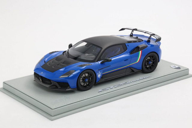 ** 予約商品 ** BBR P18255CV 1/18 Maserati GT2 Stradale Blu Infinito / Italian stripe（ケース付）
