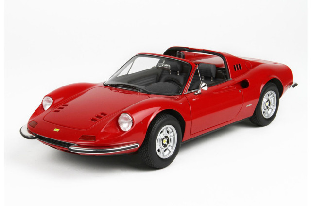 ** 予約商品 ** BBR P18258 1/18 Ferrari Dino 246 GTS 1972 Showcar Rosso Corsa Limited 246pcs （ケース付）