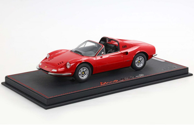 ** 予約商品 ** BBR P18258 1/18 Ferrari Dino 246 GTS 1972 Showcar Rosso Corsa Limited 246pcs （ケース付）