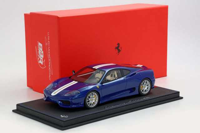 予約商品 ** BBR P18262CV 1/18 Ferrari 360 Challenge Stradale Blu